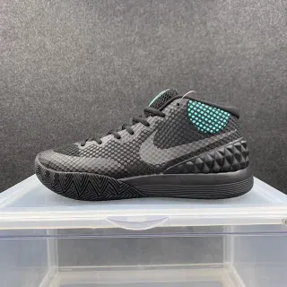 Nike Kyrie Low काला हरा हेक्सागोनल मेश अपर हाई-टॉप सिल्हूट बास्केटबॉल जूते
