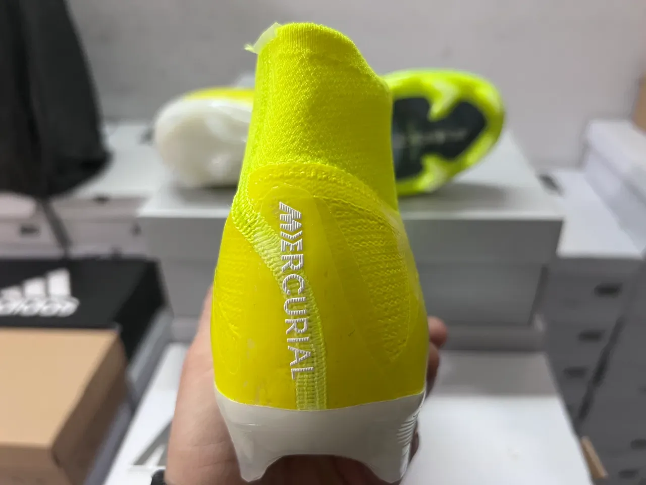 Nike Mercurial Superfly Neon Yellow Firm-Ground Soccer Shoes 5