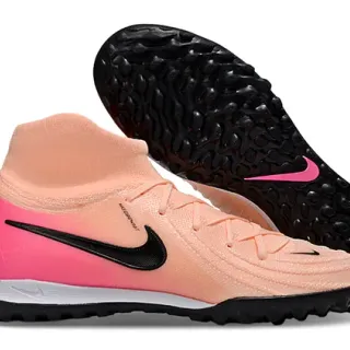 Nike Mercurial Superfly Turf Gradient Peach Pink Turf Soccer Shoes