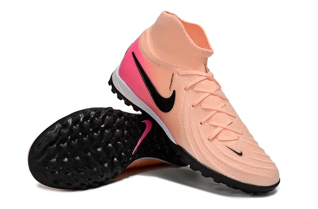 Nike Mercurial Superfly Turf Gradient Peach Pink Turf Soccer Shoes 3