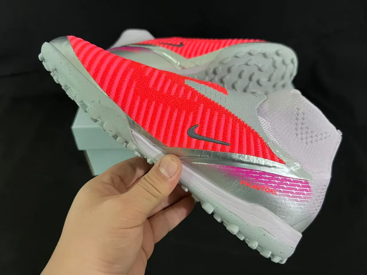 Nike Mercurial Superfly Turf Orange Lavande Argent Chaussures de Football Turf 11