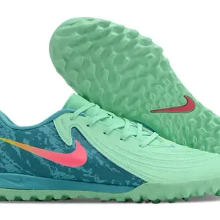 Nike Mercurial Vapor Green Blue Low-Top Synthetic Upper Turf Soccer Shoes