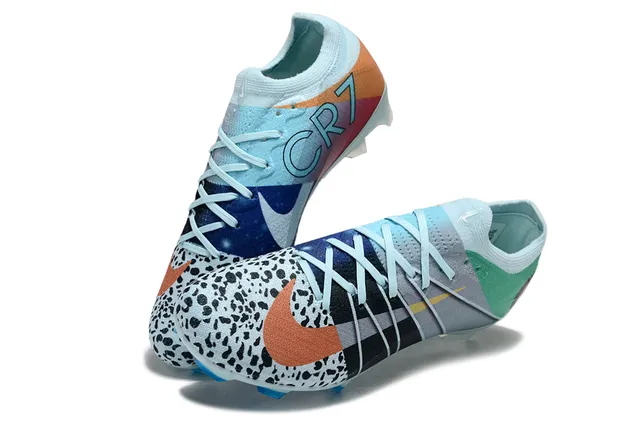 Nike Mercurial Vapor Multicolor Low-Cut Flyknit Upper Firm-Ground Soccer Shoes 7
