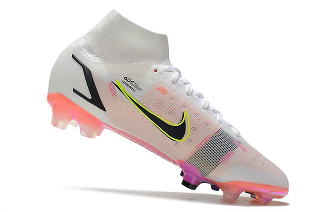 Nike Mercurial Vapor orange blanc noir sol ferme chaussures de football 4
