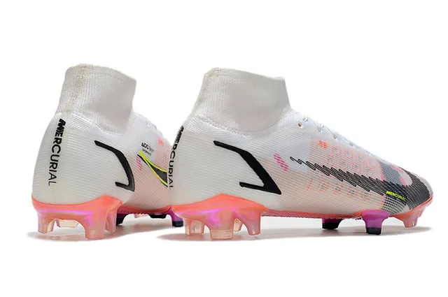 Nike Mercurial Vapor orange blanc noir sol ferme chaussures de football 8