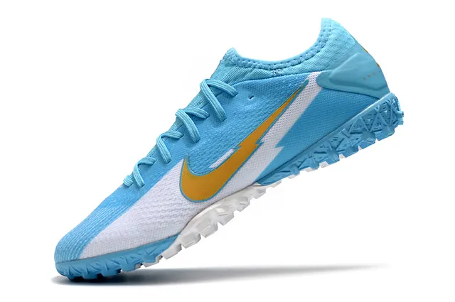 Nike Mercurial Vapor Branco Rosa Baixo Corte Superior Malha Gráfico Raio Sapatos de Futebol Turf 3