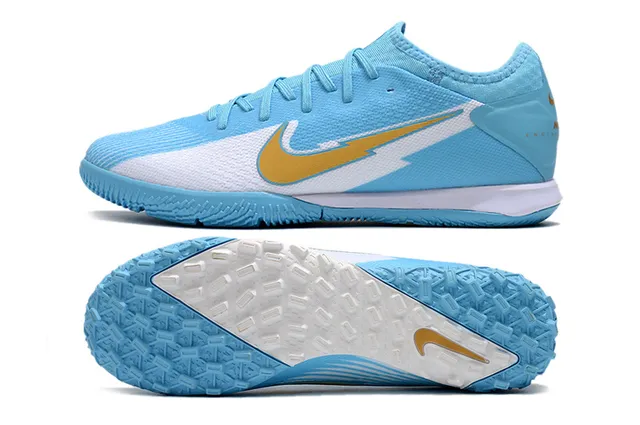 Nike Mercurial Vapor Branco Rosa Baixo Corte Superior Malha Gráfico Raio Sapatos de Futebol Turf 7