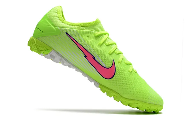 Nike Mercurial Vapor Branco Rosa Baixo Corte Superior Malha Gráfico Raio Sapatos de Futebol Turf 15