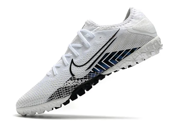 Nike Mercurial Vapor Branco Rosa Baixo Corte Superior Malha Gráfico Raio Sapatos de Futebol Turf 23