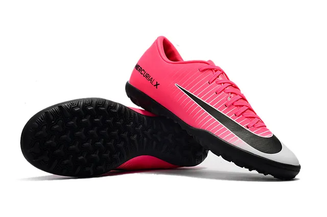 Nike Mercurial X Chaussures de football bleu et lime néon pour pelouse 17