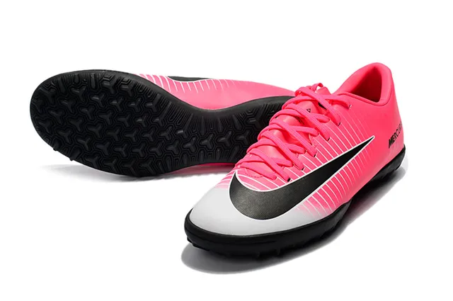 Nike Mercurial X Chaussures de football bleu et lime néon pour pelouse 18