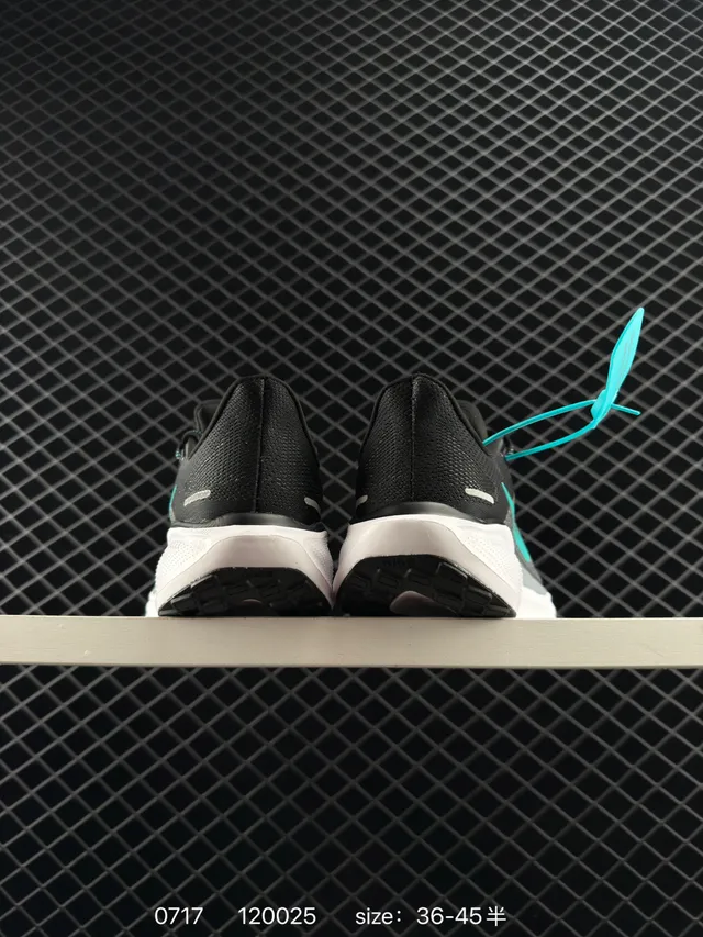 Nike Pegasus 41 Zapatos de correr negros y teal 4
