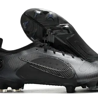 Nike Phantom GT Black 低帮 纹理碳纤维鞋面 塑胶钉足球鞋