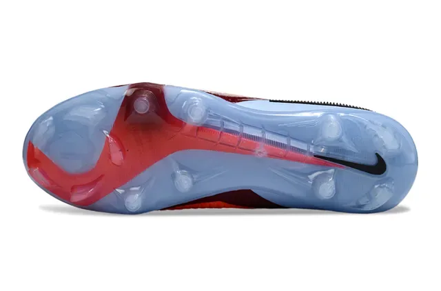 Nike Phantom GT أزرق برتقالي Upper Knit Dynamic Midfoot Cage Firm-Ground أحذية كرة القدم 6