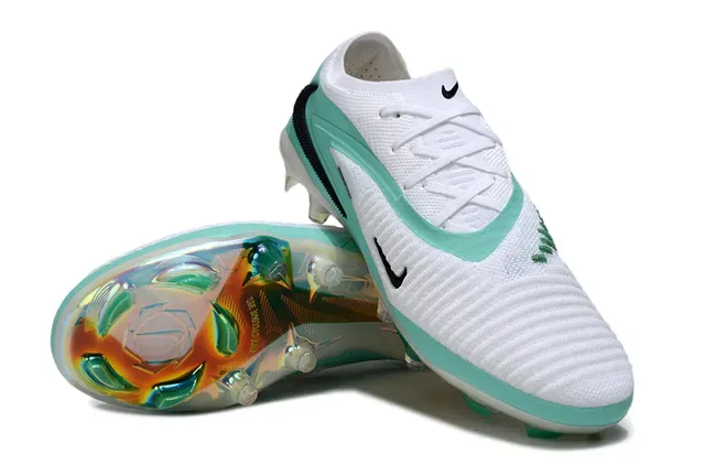 Nike Phantom GT Vert Menthe Iridiscent Chaussures de football pour terrain ferme 4