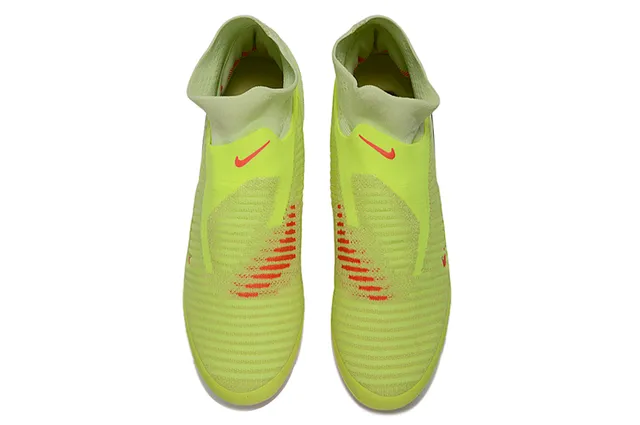 Nike Phantom GT Neon Yellow Orange Firm-Ground Soccer Shoes 2