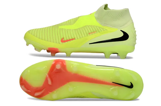 Nike Phantom GT Neon Yellow Orange Firm-Ground Soccer Shoes 5