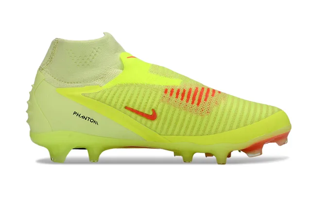 Nike Phantom GT Neon Yellow Orange Firm-Ground Soccer Shoes 7