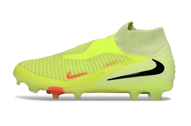 Nike Phantom GT Neon Yellow Orange Firm-Ground Soccer Shoes 8