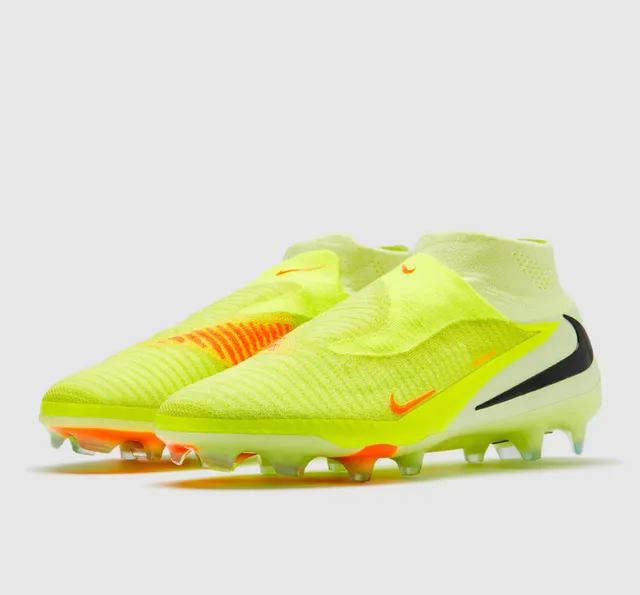 Nike Phantom GT Neon Yellow Orange Firm-Ground Soccer Shoes 9