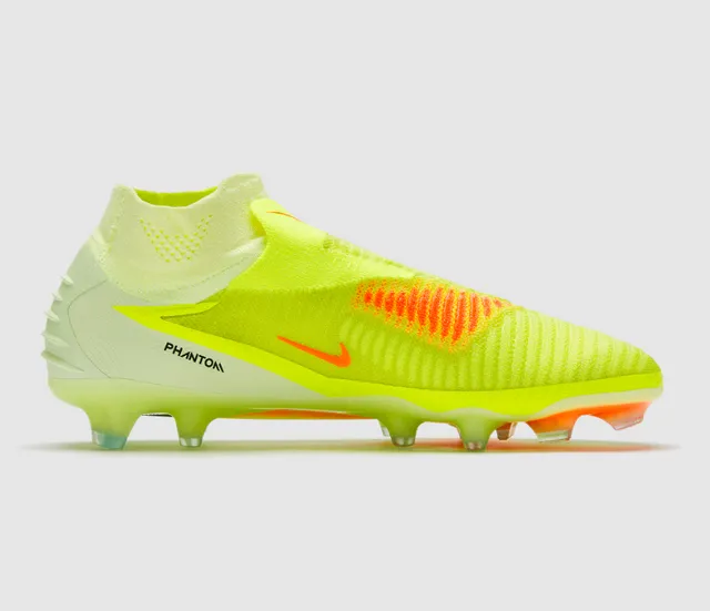 Nike Phantom GT Neon Yellow Orange Firm-Ground Soccer Shoes 12