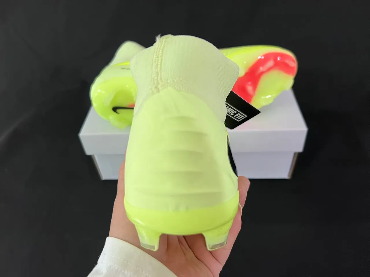 Nike Phantom GT Neon Yellow Orange Firm-Ground Soccer Shoes 16