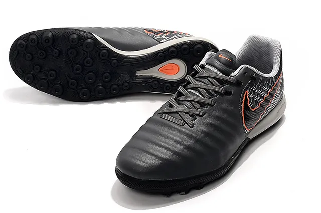 Nike Phantom GT Blanc et Orange Haut Texturisé Synthétique Avant-pied Matelassé Chaussures de Football pour Pelouse Artificielle 6
