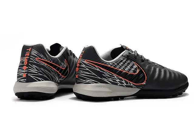 Nike Phantom GT Blanc et Orange Haut Texturisé Synthétique Avant-pied Matelassé Chaussures de Football pour Pelouse Artificielle 7