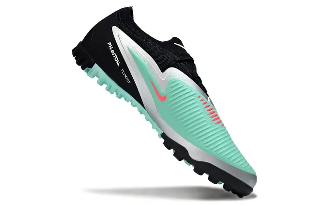 Nike Phantom Venom Skin Mint Green Black Gold Artificial Grass Soccer Shoes 2