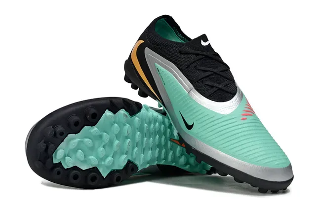 Nike Phantom Venom Skin Mint Green Black Gold Artificial Grass Soccer Shoes 4
