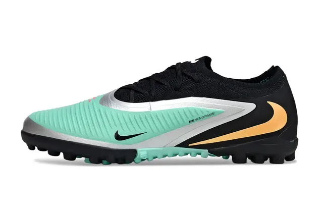 Nike Phantom Venom Skin Mint Green Black Gold Artificial Grass Soccer Shoes 6