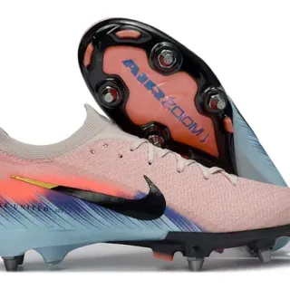 Nike أحذية كرة القدم وردي أزرق نسيج علوي تدرج لوني أرض صلبة