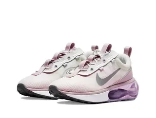 Nike Chaussures lifestyle à empeigne mesh rose et violet avec Air Cushioning visible 3