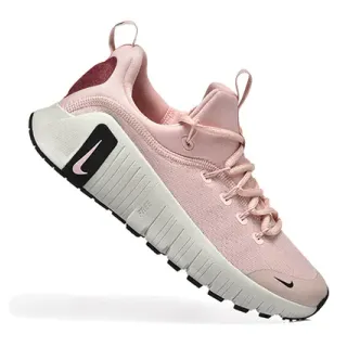 Nike Pink White Knit Upper Sculpted Ridged Midsole Lifestyle Sneakers