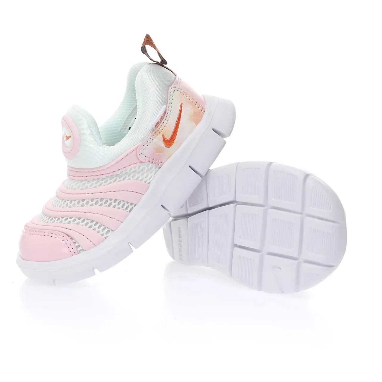 Nike Pink White Slip-On Mesh Upper Sneakers 11