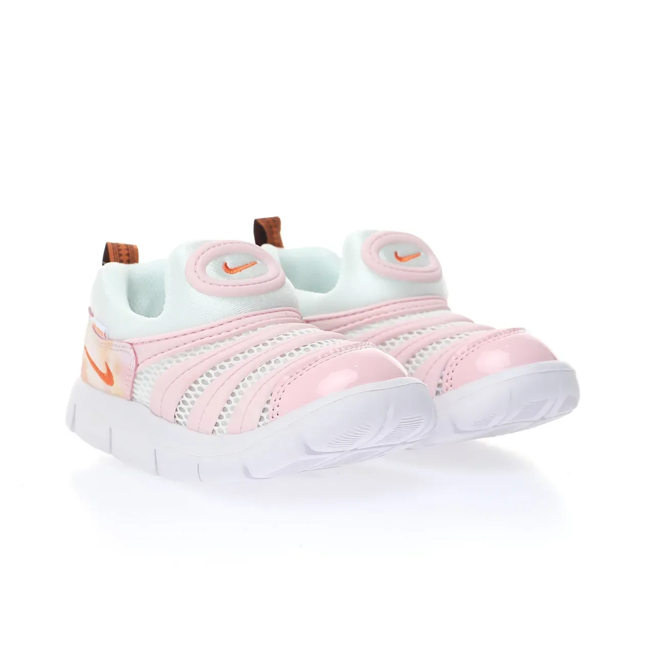 Nike Pink White Slip-On Mesh Upper Sneakers 13