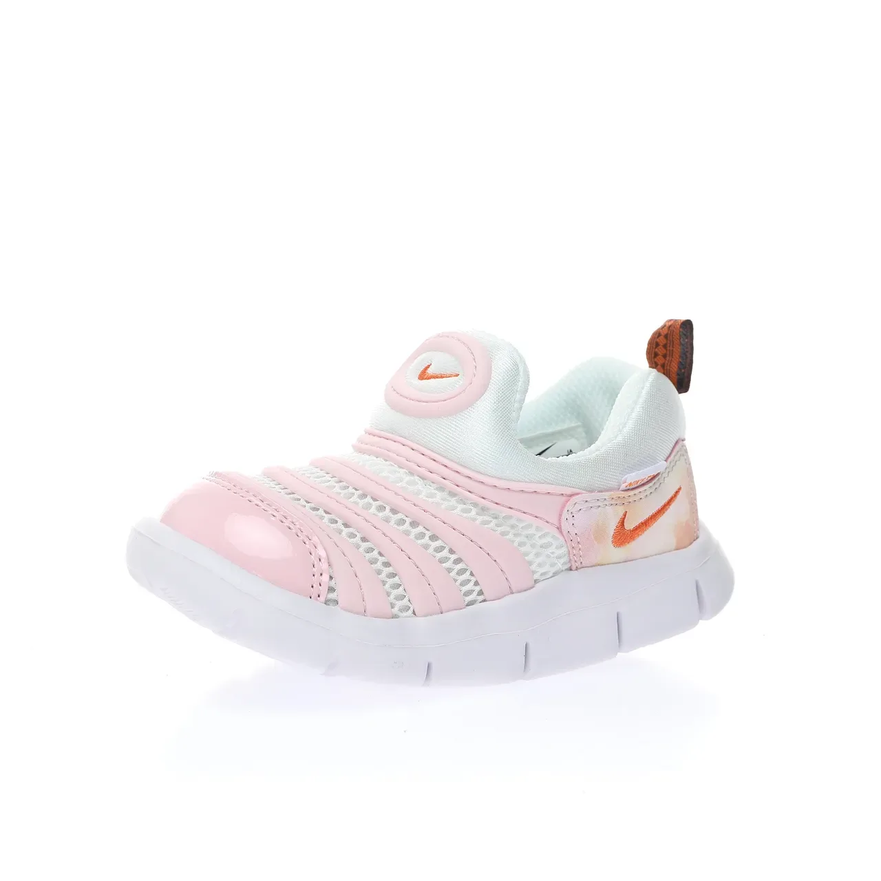 Nike Pink White Slip-On Mesh Upper Sneakers 17