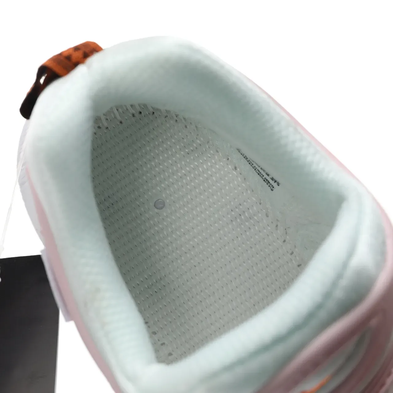 Nike Pink White Slip-On Mesh Upper Sneakers 21