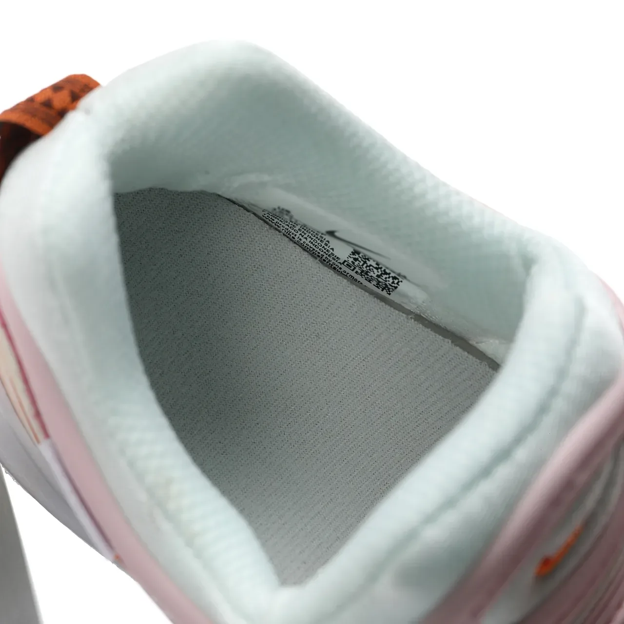 Nike Pink White Slip-On Mesh Upper Sneakers 22