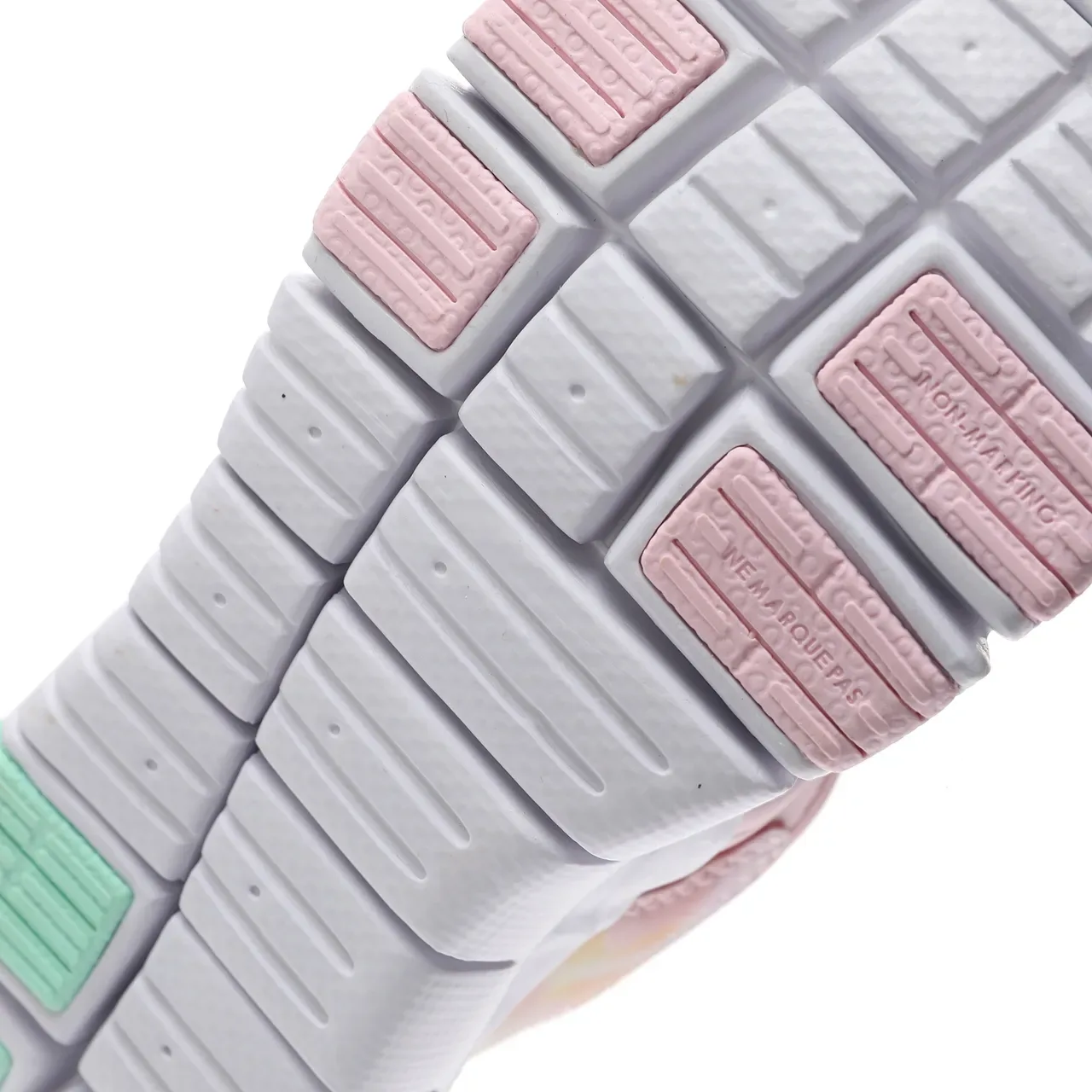 Nike Pink White Slip-On Mesh Upper Sneakers 24