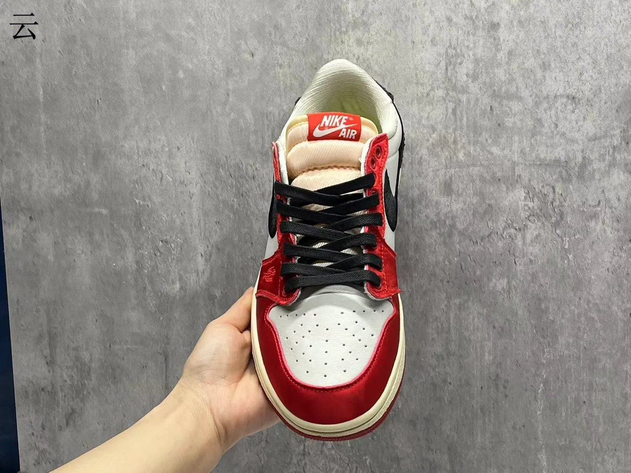 Nike Red White Low-Top Cupsole Lifestyle Sneakers 3