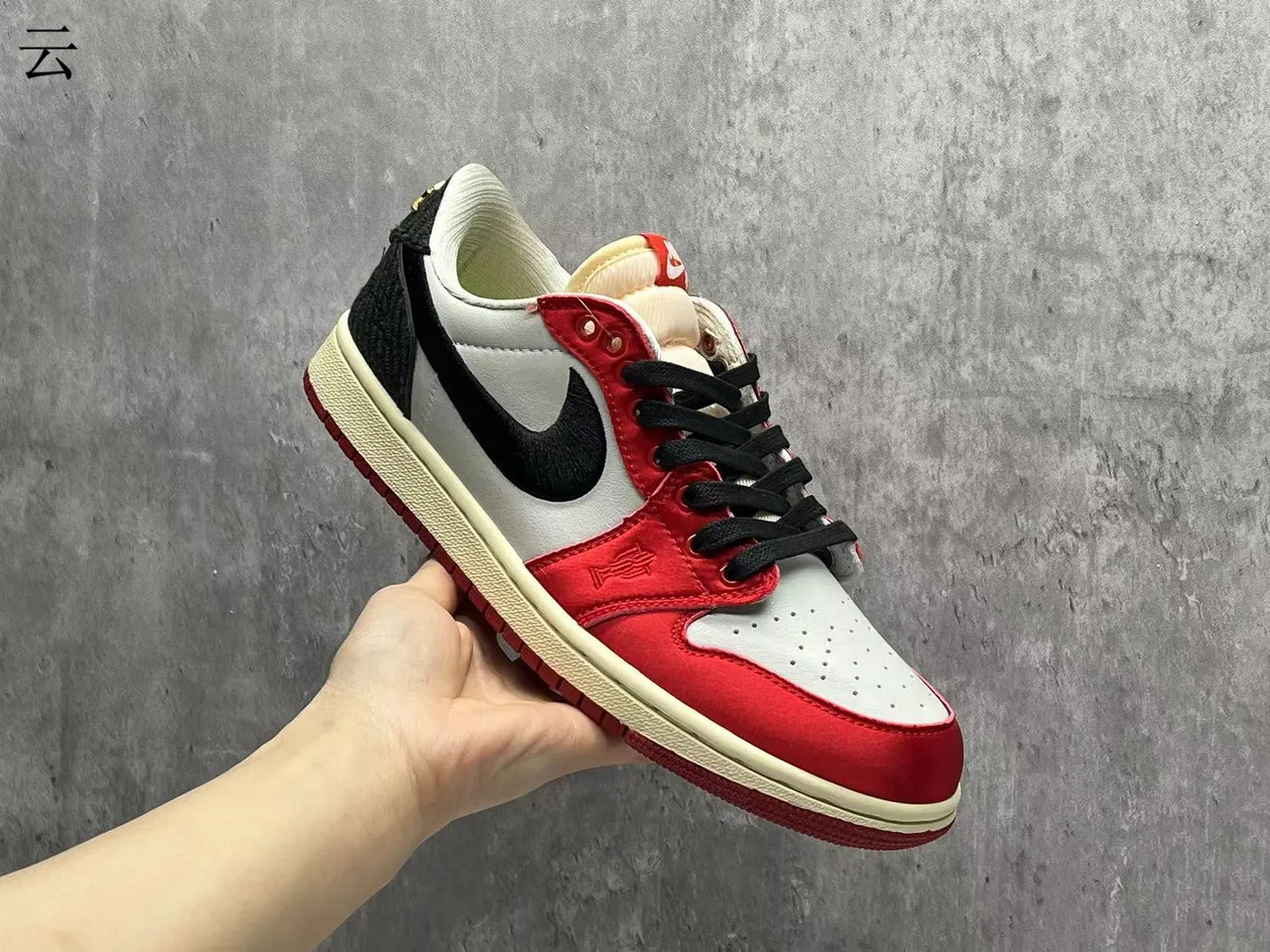 Nike Red White Low-Top Cupsole Lifestyle Sneakers 5