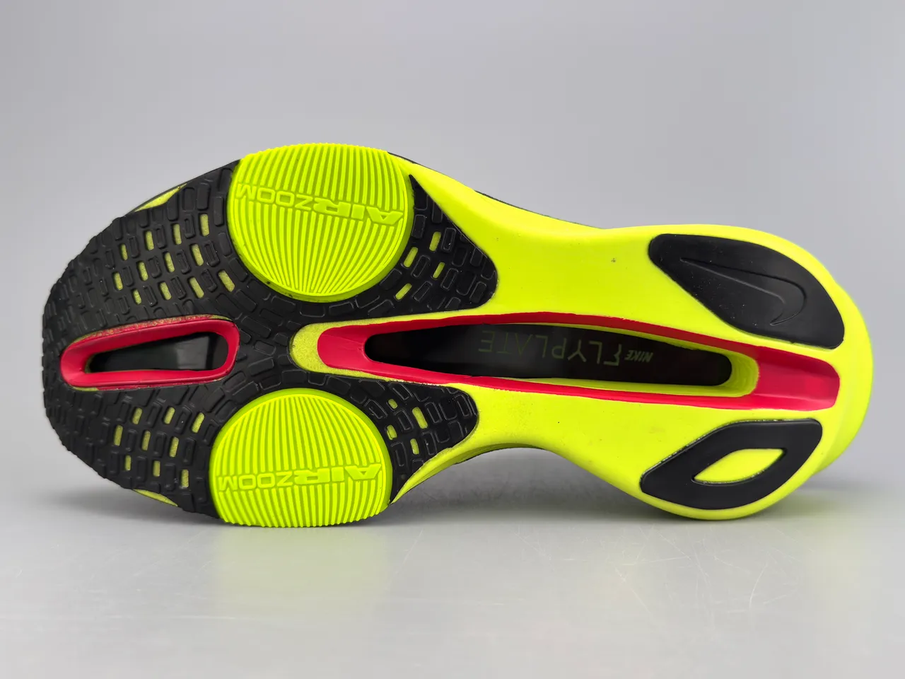 Nike Road Racing AF Chaussures de course Vert Lime Noir Jaune 2