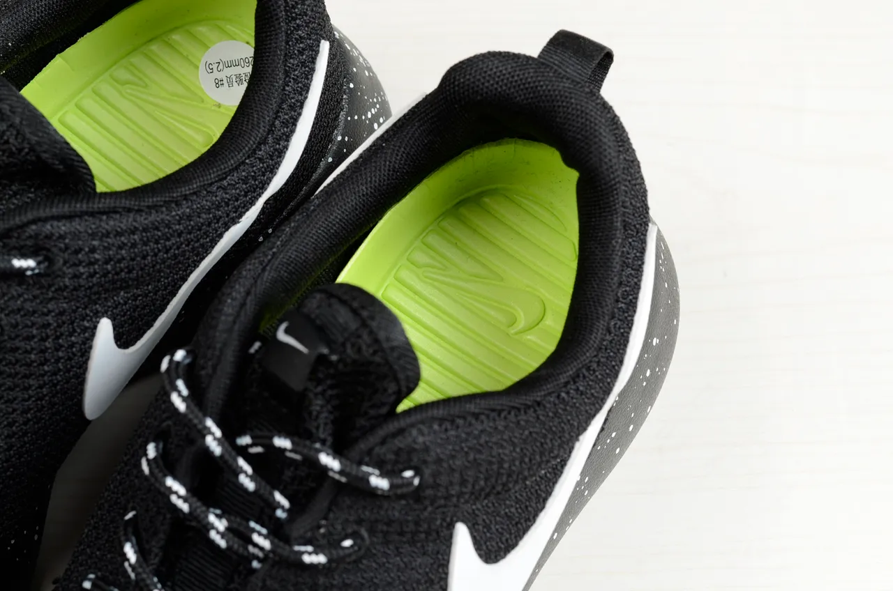 Nike Roshe One Black White Speckle Lifestyle Sneakers 11