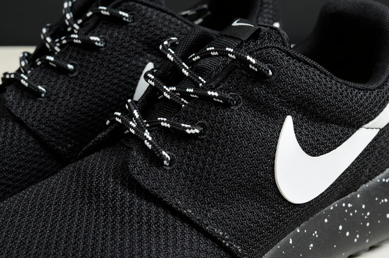 Nike Roshe One Black White Speckle Lifestyle Sneakers 15