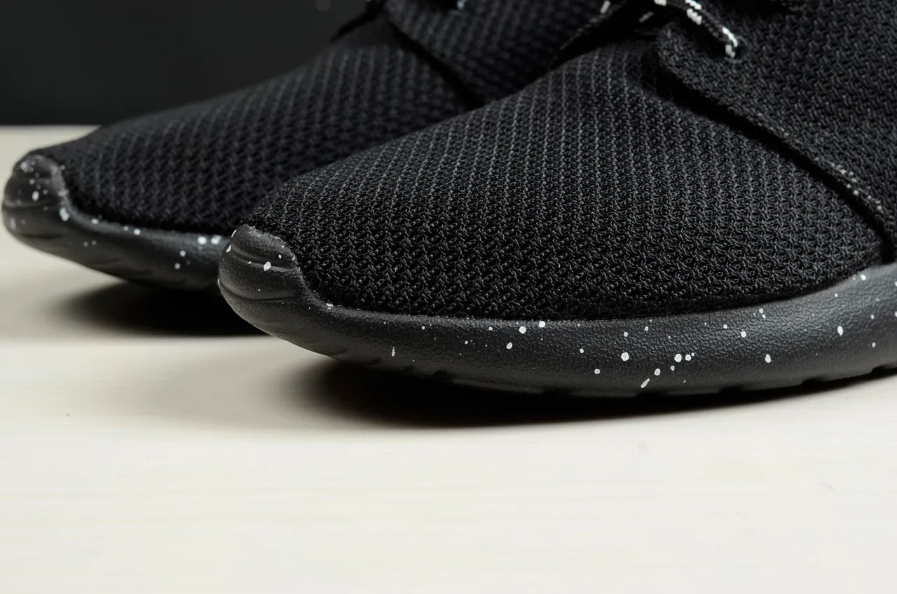 Nike Roshe One Black White Speckle Lifestyle Sneakers 16