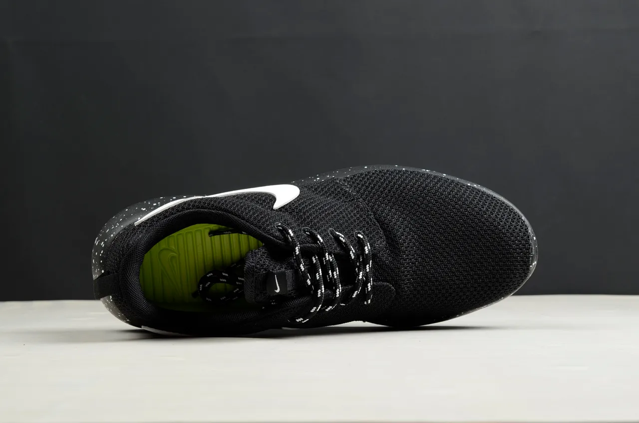 Nike Roshe One Black White Speckle Lifestyle Sneakers 19