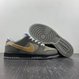 Nike SB Dunk Low Olive Gray Gold Skateboard Shoes