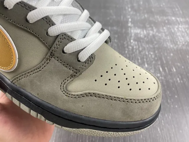 Nike SB Dunk Low Olive Gray Gold Skateboard Shoes 10