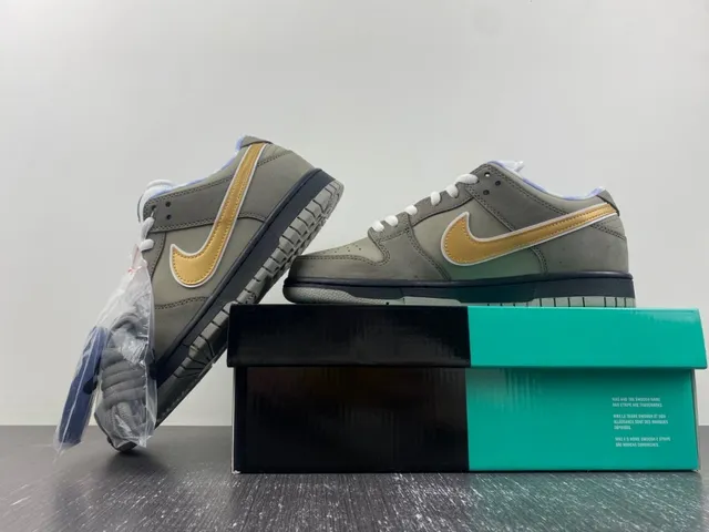 Nike SB Dunk Low Olive Gray Gold Skateboard Shoes 15
